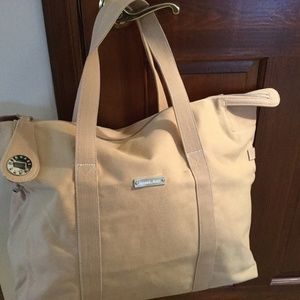Michael Kors canvas tote bag